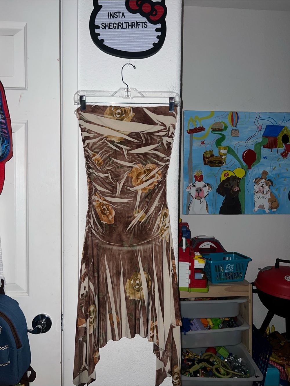 Y2K fairy floral dress